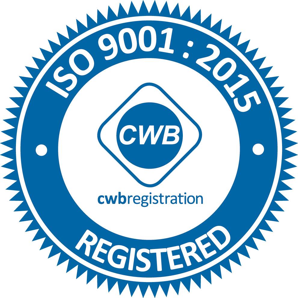 ISO 9001:2015 CWB Registered